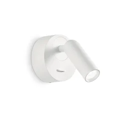 Liseuse décorative LED ronde blanche, 3000K 3,5W