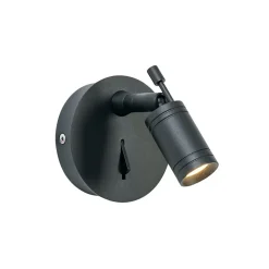 Liseuse murale noire LED - Minoa