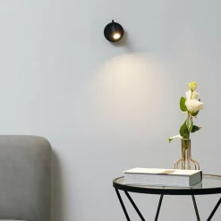 Liseuse murale noire LED - Minoa