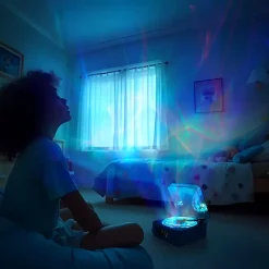 Little L Veilleuse Tourne disque sensoriel Magic Wave