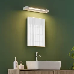 Longue applique blanche LED avec barre pivotante à 350 degrés - Orlène