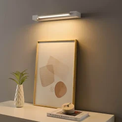 Longue applique blanche LED avec barre pivotante à 350 degrés - Orlène