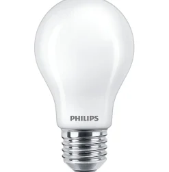 Lot 2 ampoules E27 A60 1055lm 8.5W = 75W IP20 blanc chaud Philips