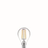 Lot 2 ampoules E14 (SES) standard transparent 470lm 4.3W IP20 blanc chaud Philips
