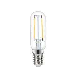 Lot 2 ampoules LED à filament T25 E14 136lm 1W = 15W Ø2.5cm Diall blanc chaud