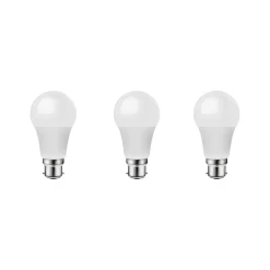 Lot 3 ampoules LED A60 B22 1521lm 13.8W = 100W Ø6cm Diall blanc chaud