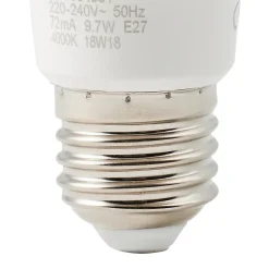 Lot 3 ampoules LED A60 E27 806lm 7.3W = 60W Ø6cm Diall blanc neutre
