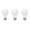 Lot 3 ampoules LED A60 E27 1055lm 9.5W = 75W Ø6cm Diall blanc chaud