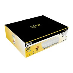 Lot 30 ampoules LED Diall E27 8W 806lm blanc chaud