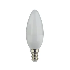 Lot 3 ampoules LED flamme E14 250lm 2.2W = 25W Ø3.5cm Diall blanc neutre