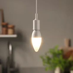 Lot 3 ampoules LED flamme E14 250lm 2.2W = 25W Ø3.5cm Diall blanc chaud