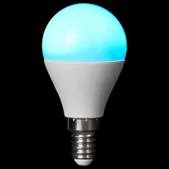 Lot 3 ampoules LED mini globe E14 470lm 5.3W = 40W Ø4.5cm Diall RVB et blanc chaud aux nuance blanc froid