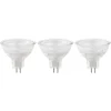 Lot 3 ampoules LED MR16 GU5.3 345lm 3.4W = 35W Ø4.5cm Diall blanc neutre