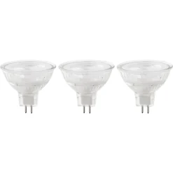 Lot 3 ampoules LED MR16 GU5.3 345lm 3.4W = 35W Ø4.5cm Diall blanc neutre