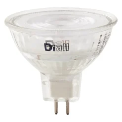 Lot 3 ampoules LED MR16 GU5.3 345lm 3.4W = 35W Ø4.5cm Diall blanc neutre