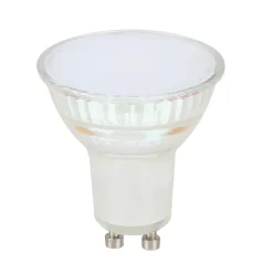 Lot 3 ampoules LED spot réflecteur GU10 345lm 4.8W = 50W Ø5cm Diall blanc chaud