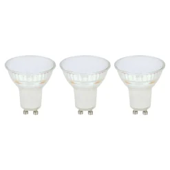 Lot 3 ampoules LED spot réflecteur GU10 450lm 4.8W = 50W Ø5cm Diall blanc neutre
