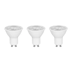 Lot 3 ampoules LED spot réflecteur GU10 345lm 3.6W = 50W Ø5cm Diall blanc neutre dimmable