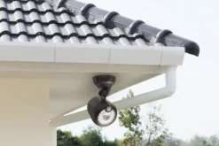 Lot 2 projecteurs à piles à détection noir IP66 200lm blanc neutre Beams