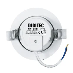 Lot de 20 - Spot LED encastrable orientable, 7W 6000K Blanc froid transformateur intégré pour plafond