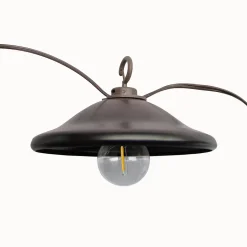 Lot de 8 abats jours Astoria pour guirlande solaire - Chromex