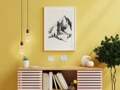 Lot de 4 ampoules LED douille E27 4 watts, en métal et verre, blanc chaud