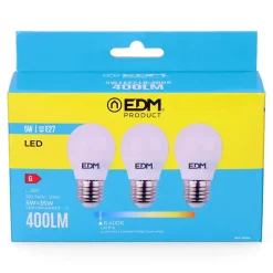 Lot de 3 Ampoules LED E27 5W é
