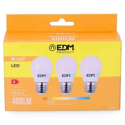 Lot de 3 Ampoules LED E27 5W é