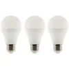 Lot de 3 ampoules LED E27 6W - Blanc chaud - 470lm 2700K - Zenitech