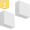 Lot de 2 appliques LED BRAYTRON VEKTA-B, blanc, 4W, 230lm