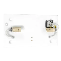 Lot de 2 appliques murales modernes blanches - Otan