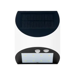 Lot de 5 appliques murales solaires à LED 3W IP54 avec détecteur de mouvement