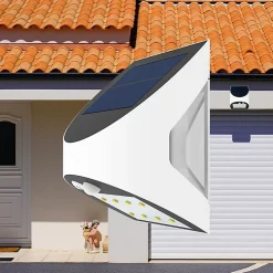 Lot de 5 appliques murales solaires à LED 3W IP54 avec détecteur de mouvement