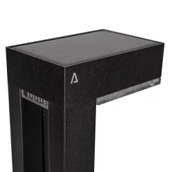 Lot de 2 bornes de jardin Eclairage LED Solaire Extérieur 100 Lm Autonomie 3 nuits IP54 ASLO