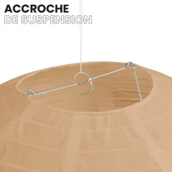 Lot de 12 Boules Japonaises Sable 30 cm