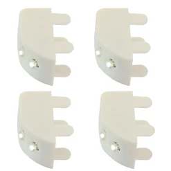 Lot de 4 éclairages LED pour armoires avec capteur