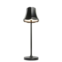 Lot de 2 lampes de table rétro noires rechargeables IP44 - Granny