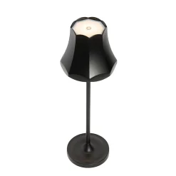 Lot de 2 lampes de table rétro noires rechargeables IP44 - Granny