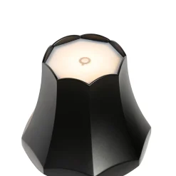 Lot de 2 lampes de table rétro noires rechargeables IP44 - Granny