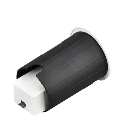 lot de 10 mini spots LED mural BRAYTRON Vector B, rond, noir, 2W, 3000K, IP65