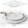 Lot de 20 Spot Encastrable Led Downlight Panel Extra plat 6w Blanc Neutre 4000k, Diamètre : 120mm