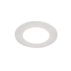Lot de 6 spots encastrés blancs avec LED à intensité variable 3 niveaux IP65 - Blanca