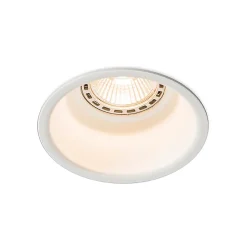 Lot de 3 spots encastrés modernes blancs - Dept