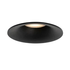 Lot de 6 spots encastrés noirs GU10 50 mm - Gijs