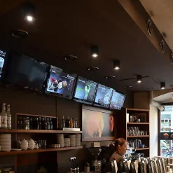 Lot de 6 spots gris foncé orientables et inclinables - Rondoo Up