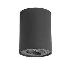 Lot de 6 spots gris foncé orientables et inclinables - Rondoo Up