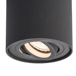 Lot de 6 spots gris foncé orientables et inclinables - Rondoo Up