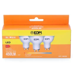 Lot de 3 Spots LED GU10 5W Dic