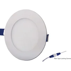 Lot de 10 spots LED ronds extra plats 24W 4000K