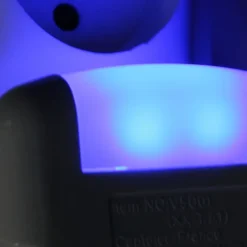 Lot de 2 Veilleuses LED bleues FISHTEC 1W 60x65mm - Prise Secteur - Lumière bleue apaisante